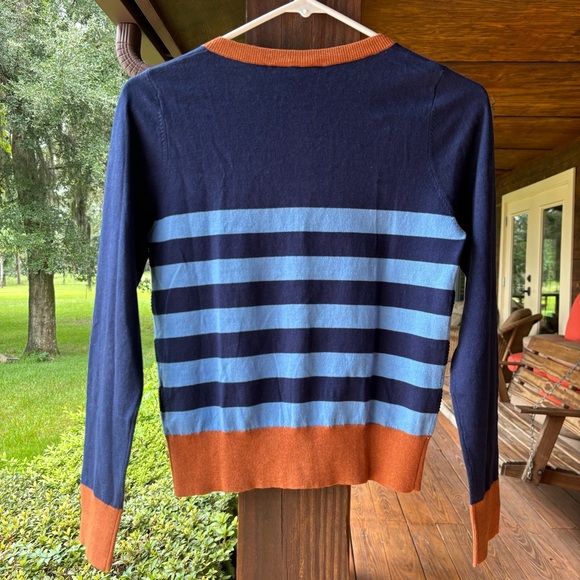 HAPPY SHEEP Stripes & Sequins Cardigan! NWOT! - Picture 2 of 7